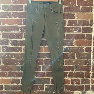 Express olive Jeans
